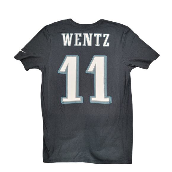 Nike Philadelphia Eagles Carson Wentz #11 NFL Nike Tee Shirt Mens Large - Picture 2 of 8